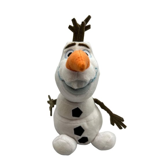 Disney Frozen II Olaf Soft Cuddly White Snowman Small 9" Plush Stuffed Toy - Picture 1 of 6